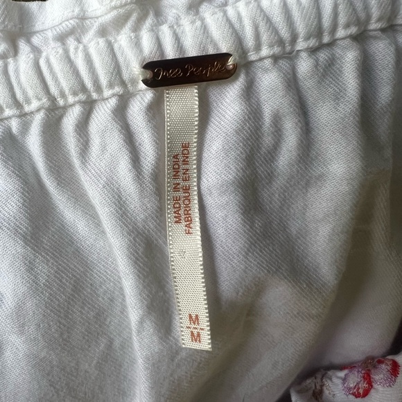 Free People off the shoulder boho mini dress size M - Picture 6 of 7